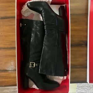 Coach Robyn Leather Heel Boots